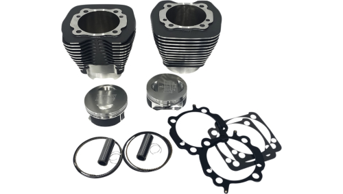 Revolution Performance - Revolution Performance Monster Big Bore Kit (124in.) - Bore 4-3/8in. - 11.2:1 Compression - Granite - RP201-130W