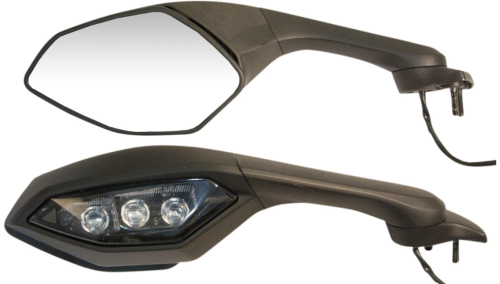 Emgo - Emgo OEM Style Mirror - Black - Left - 20-37502