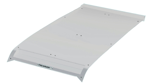 Pro Armor - Pro Armor Pro XP Aluminum Roof with Light Bar Pocket - Sparkle Silver Metallic - P1910R138SSM