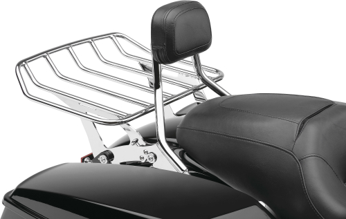 Cobra - Cobra Detachable Backrest and Mount Kit - Short - Chrome - 602-2212