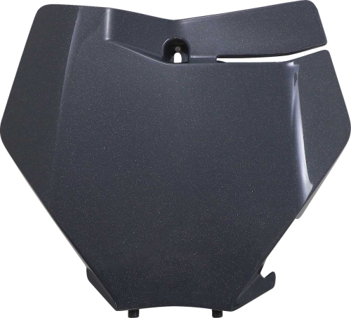 Acerbis - Acerbis Front Number Plate - Gray Metallic - 2736277297