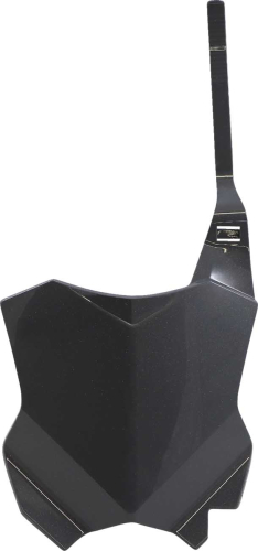 Acerbis - Acerbis Front Number Plate - Gray Metallic - 2449397297