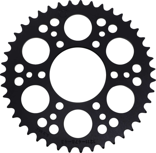Moose Racing - Moose Racing Aluminum Rear Sprocket - 43T - 1211-478-43-10