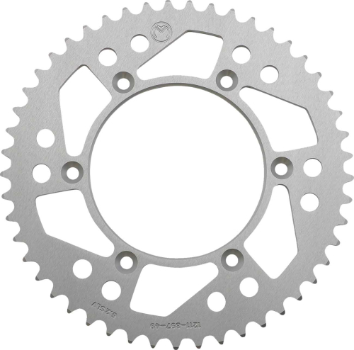 Moose Racing - Moose Racing Aluminum Rear Sprocket - 49T - 1211-897-49-11