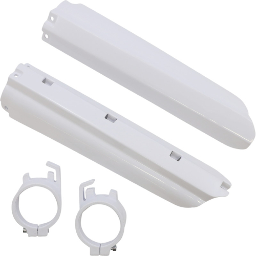 UFO Plastics - UFO Plastics Fork Slider Protectors - White - YA02838-046