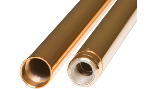 Custom Cycle - Custom Cycle 49mm Gold Fork Tubes - 22.875in. - 710028