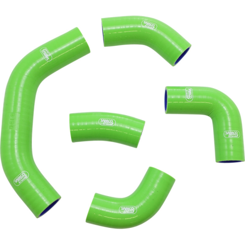 SAMCO Sport - SAMCO Sport Radiator Hose Kit - Green - KAW-100-GN