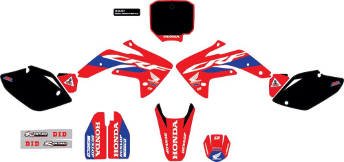 DCOR - DCOR HRC Honda Complete Graphics Kit - Black - 20-10-631