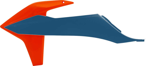 Acerbis - Acerbis Radiator Shroud - Orange/Blue - 2726517302