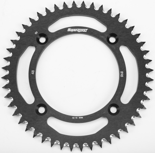 Supersprox - Supersprox Aluminum Rear Sprocket - 48T - RAL-898-48-BLK