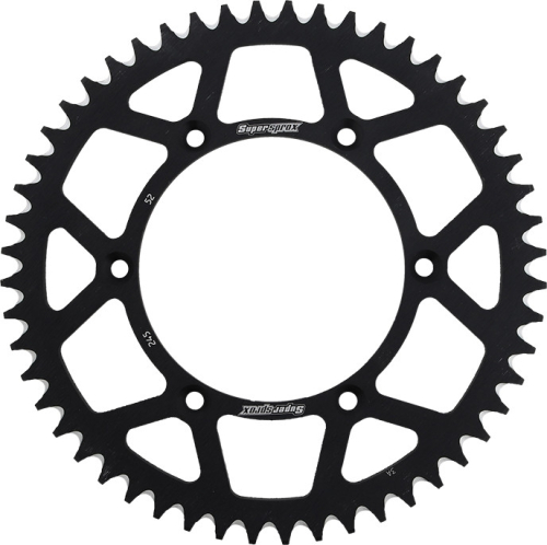 Supersprox - Supersprox Aluminum Rear Sprocket - 52T - RAL-245-52-BLK