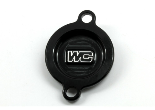 Works Connection - Works Connection Oil Filter Cover - Black - 27-011