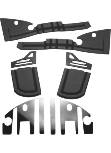 Hardstreet - Hardstreet Ryt-There Shelf Set - Round - Charcoal - 1033-SBSH-IN-BB