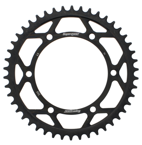 Supersprox - Supersprox Steel Rear Sprocket - 46T - RFE-300-46-BLK