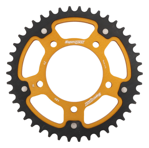 Supersprox - Supersprox Stealth Rear Sprocket - 42T - RST-489-42-GLD