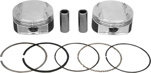 J.E. Pistons - J.E. Pistons M8 Piston Kit - Standard Bore 4.016in., 11.0:1 Compression - 370247