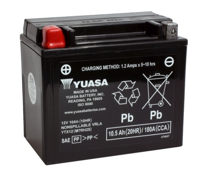 Yuasa - Yuasa Factory Activated Maintenance Free Battery - YTX12(FA) - 12V - YUAM7RH2STWN