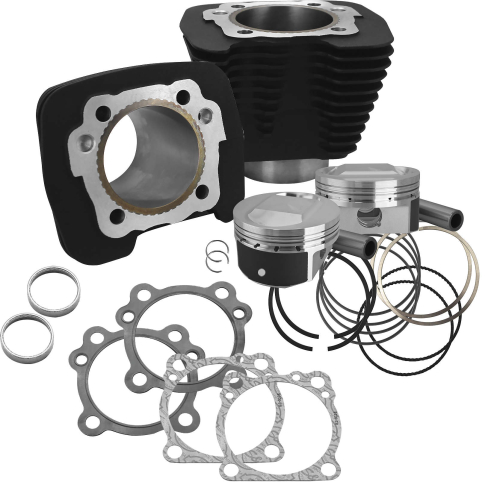 S&S Cycle - S&S Cycle 1250CC Conversion Kit - 11.2:1 Compression - Black - 910-0692