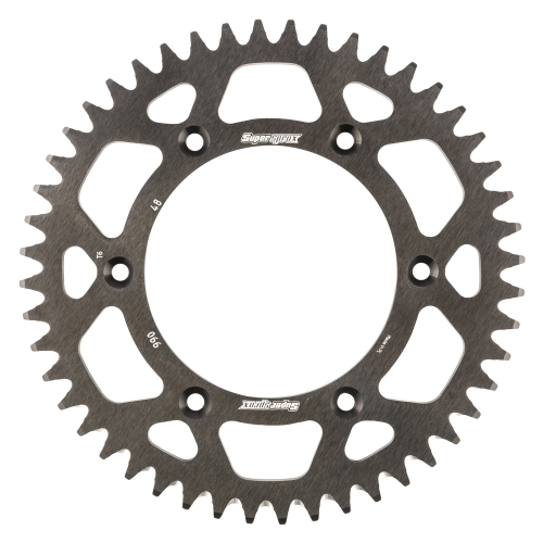 Supersprox - Supersprox Aluminum Rear Sprocket - 48T - RAL-990-48-BLK