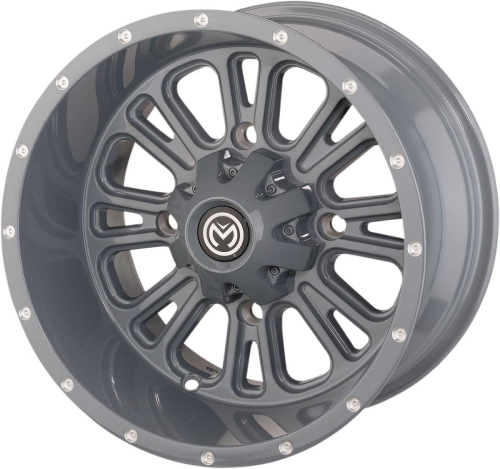 Moose Utility - Moose Utility 399X Wheel - 12x7 - 4+3 Offset - 4/110 - Gray - 399MO127110KG4
