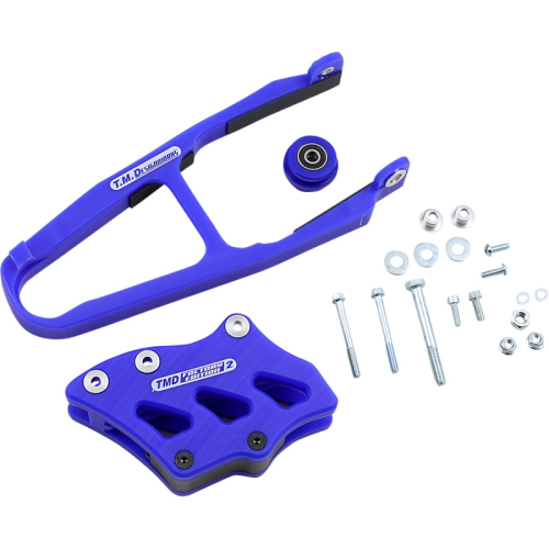 T.M. Designworks - T.M. Designworks Baja-Rally Chain Slide-N-Guide Kit - Blue - YCP-K08-BU