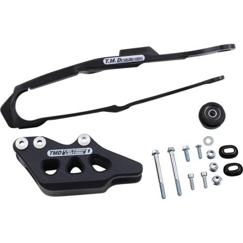 T.M. Designworks - T.M. Designworks Dirt Cross Multi-Purpose Chain Slide-N-Guide Kit FE1 Guide - Black - DCK-OR14-BK