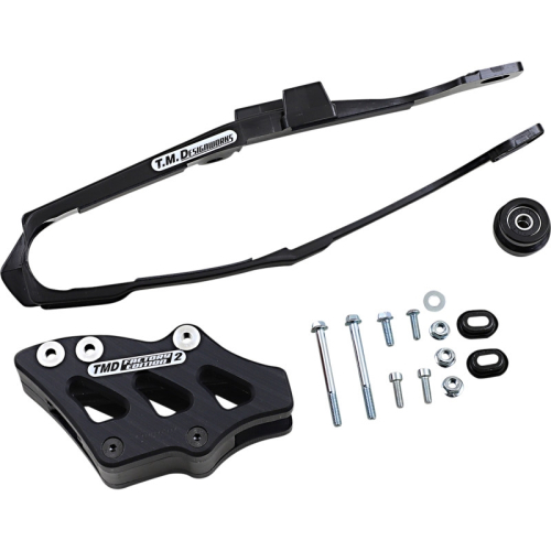 T.M. Designworks - T.M. Designworks Dirt Cross Multi-Purpose Chain Slide-N-Guide Kit FE2 Guide - Black - DCK-OR13-BK