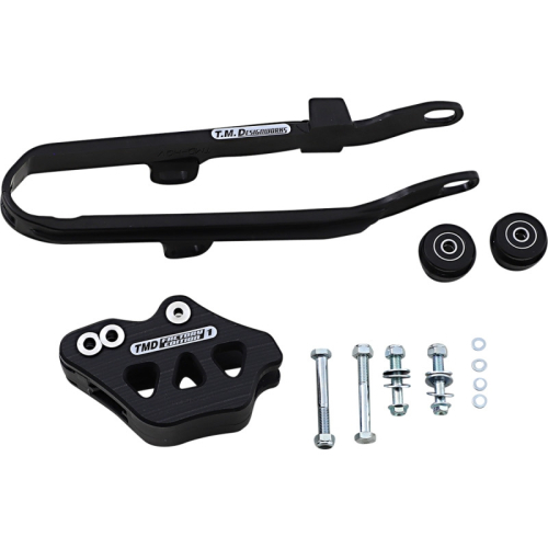 T.M. Designworks - T.M. Designworks Dirt Cross Multi-Purpose Chain Slide-N-Guide Kit FE1 Guide - Black - DCK-HQV-BK