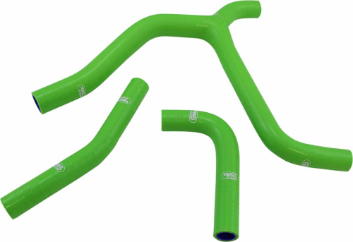 Moose Racing - Moose Racing Race Fit Radiator Hose Kit without Clamps - Green - KAW-99 GN