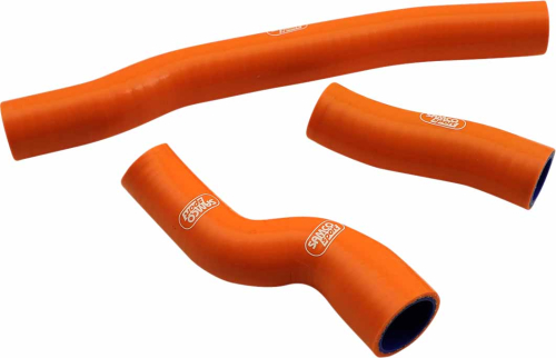 Moose Racing - Moose Racing Race Fit Radiator Hose Kit without Clamps - Orange - KTM-114 OR