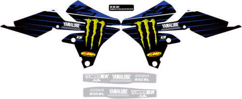 DCOR - DCOR 2021 Star Racing Yamaha Graphics Kit - 10-50-301