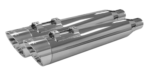 Two Brothers Racing - Two Brothers Racing Slash End Cap Slip-On System - Chrome/Polished - 005-4560499D-PS