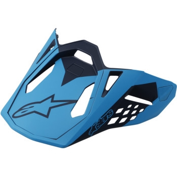 Alpinestars - Alpinestars Visor for S-M10 Supertech Helmets - Meta/Matte Blue - 8981119-7000-OS