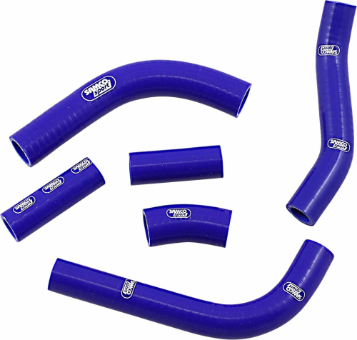 Moose Racing - Moose Racing Race Fit Radiator Hose Kit without Clamps - Blue - KAW93-BL-M