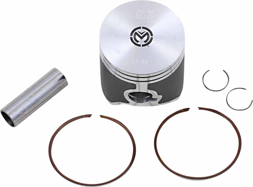 Moose Racing - Moose Racing Cast Aluminum Piston Kit - Standard Bore 53.96mm - 0910-6019