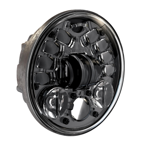 J&M - J&M 5.75in. Adaptive LED Headlight - Black - 0555091