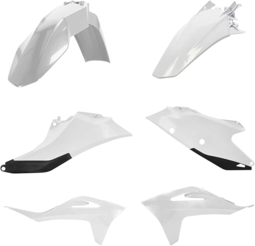 Acerbis - Acerbis Plastic Kit - White/Black - 2872801035