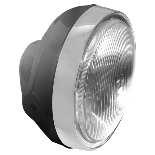 Emgo - Emgo Honda Style 6 1/4in. Headlight Assembly - Black - 66-64313