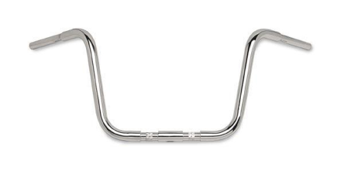 Drag Specialties - Drag Specialties 1 1/4in. Buffalo Bar - 12.5in. Ape Hanger Bend for Springer - Chrome - DS300345