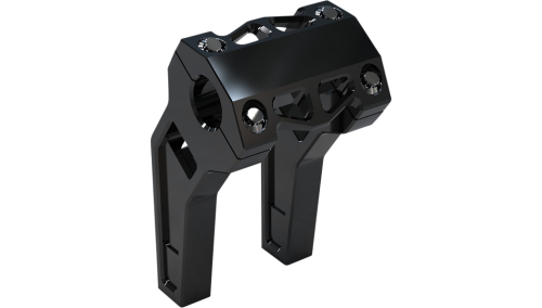LA Choppers - LA Choppers 1.25in. Pullback Riser Kit - 6in. - Black Anodized - LA-7481-06B