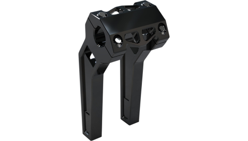 LA Choppers - LA Choppers 1.25in. Pullback Riser Kit - 8in. - Black Anodized - LA-7481-08B