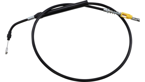 LA Choppers - LA Choppers Clutch Line - Black Vinyl Braided with 12-14in. Ape Hangers - LA-8056C13B