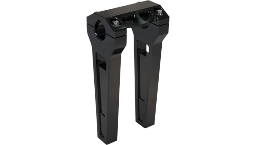 LA Choppers - LA Choppers 1.25in. Straight Riser Kit - 8in. - Black Anodized - LA-7480-08B