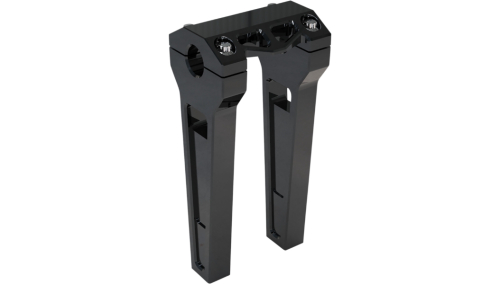 LA Choppers - LA Choppers 1in. Straight Riser Kit - 8in. - Black Anodized - LA-7470-08B