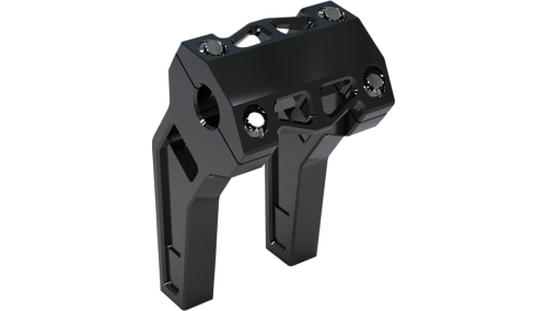 LA Choppers - LA Choppers 1in. Pullback Riser Kit - 6in. - Black Anodized - LA-7471-06B