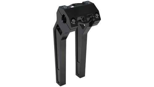 LA Choppers - LA Choppers 1in. Pullback Riser Kit - 10in. - Black Anodized - LA-7471-10B