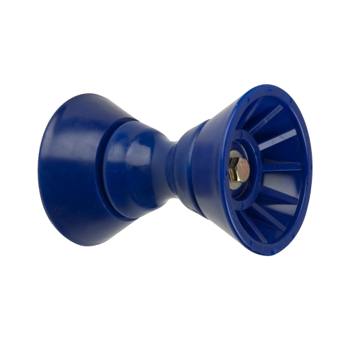 C.E. Smith - C.E. Smith 4" Bow Bell Roller Assembly - Blue TPR