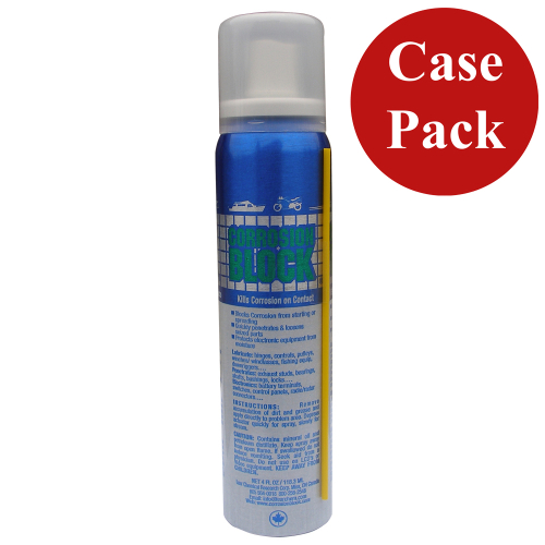 Corrosion Block - Corrosion Block Liquid Pump Spray - 4oz - Non-Hazmat, Non-Flammable &amp; Non-Toxic *Case of 24*