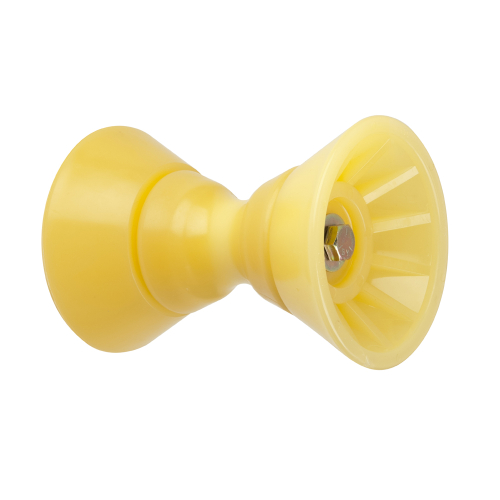 C.E. Smith - C.E. Smith 4" Bow Bell Roller Assembly - Yellow TPR
