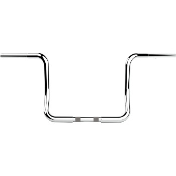 LA Choppers - LA Choppers 1-1/4 in. Twin Round Handlebars - Chrome - LA-7325-12C